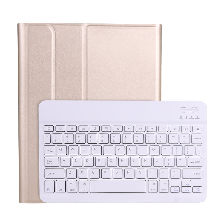 A11B 羊皮紋理超薄藍牙鍵盤皮套附筆槽，A11B，適用於 iPad Air 2022 / Air 2020 10.9