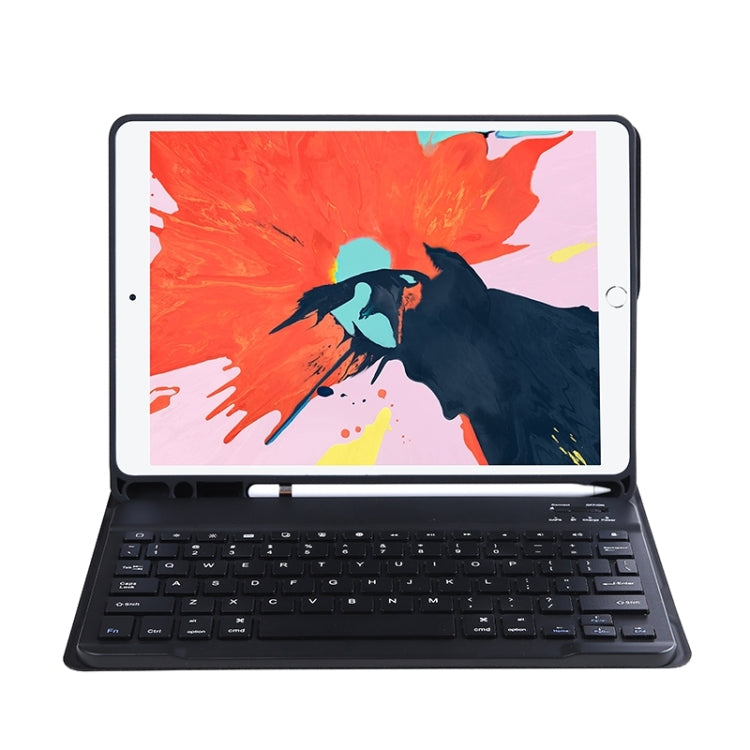 T098B 糖果色皮膚觸感紋理藍牙鍵盤皮套附筆槽，T098B，適用於 iPad Air 11 2024 / 2025 / Air 4 10.9 2020 / Air 5 10.9 2022