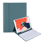 T098B 糖果色皮膚觸感紋理藍牙鍵盤皮套附筆槽，T098B，適用於 iPad Air 11 2024 / 2025 / Air 4 10.9 2020 / Air 5 10.9 2022