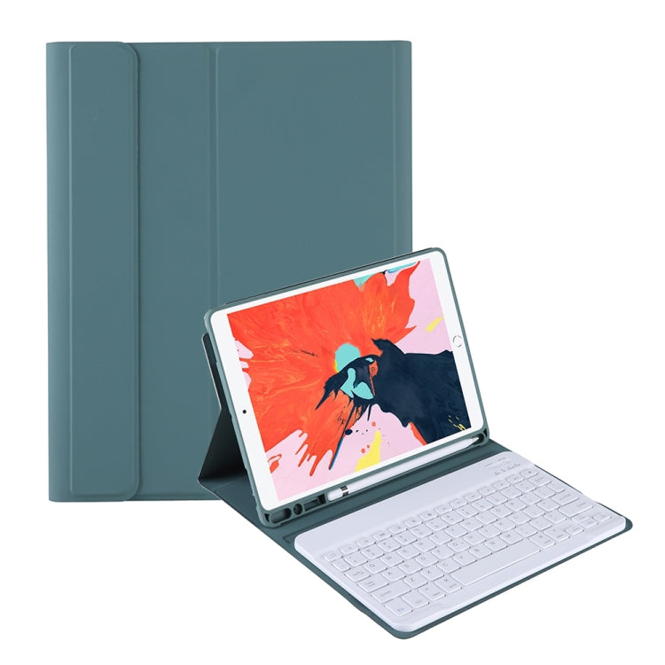 T098B 糖果色皮膚觸感紋理藍牙鍵盤皮套附筆槽，T098B，適用於 iPad Air 11 2024 / 2025 / Air 4 10.9 2020 / Air 5 10.9 2022