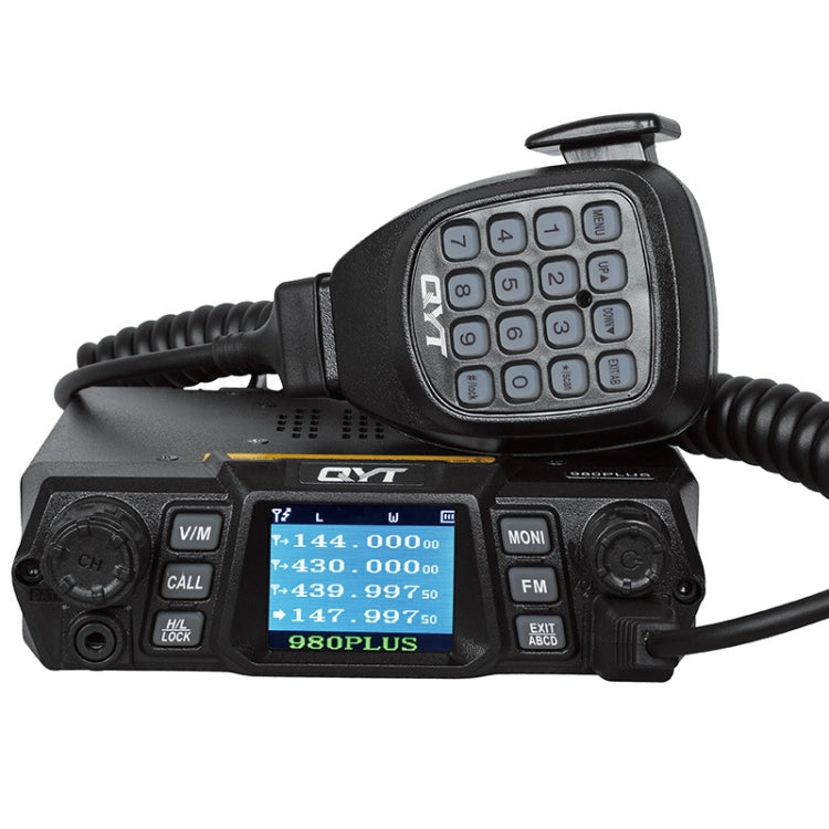 QYT KT-980 Plus 75W(VHF) / 55W(UHF) 雙頻車載移動無線電台，KT-980 Plus