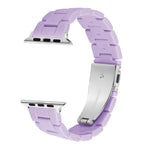 Candy Color Three-Bead Watchband For Apple Watch Series, 7 41mm / 6&SE&5&4 40mm / 3&2&1 38mm, 7 45mm / 6&SE&5&4 44mm / 3&2&1 42mm