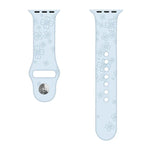 四葉草壓紋矽膠錶帶，適用於 Apple Watch 系列，7 45mm / 6&SE&5&4 44mm / 3&2&1 42mm，7 41mm / 6&SE&5&4 40mm / 3&2&1 38mm