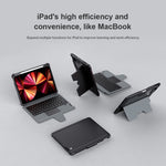 NILLKIN 藍牙觸控鍵盤智慧保護平板皮套，適用於 iPad Air 10.9 2020 / Air 4 / Air 5 / Pro 11 2020 / 2021 / 2022