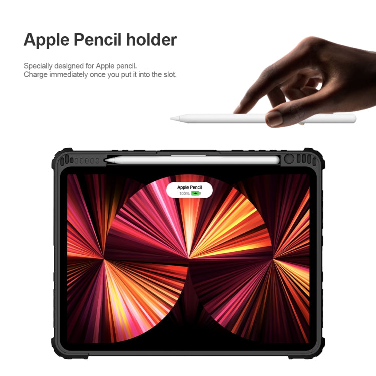 NILLKIN 藍牙觸控鍵盤智慧保護平板皮套，適用於 iPad Air 10.9 2020 / Air 4 / Air 5 / Pro 11 2020 / 2021 / 2022