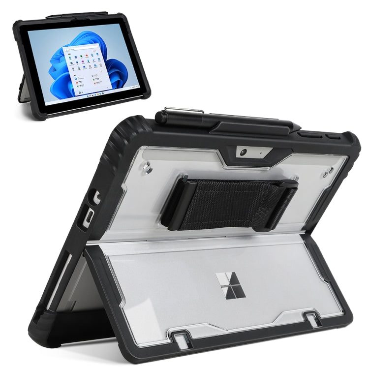 壓克力透明手提帶筆電保護殼，適用於 MicroSoft Surface Pro 8，MicroSoft Surface Pro 4 / 5 / 6 / 7 / 7+，MicroSoft Surface Go 1 / 2 / 3
