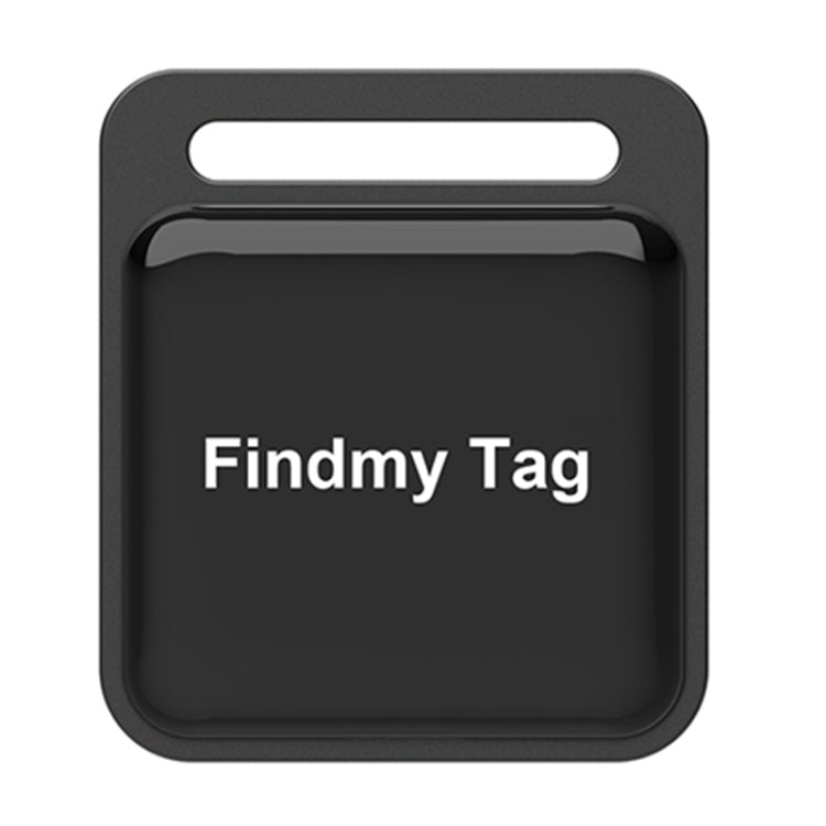 Findmy Tag Square Smart Bluetooth Anti- lost Alarm Locator Tracker, Square (Black)