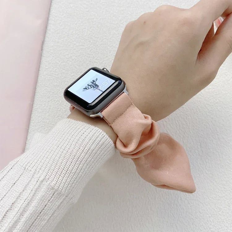 單圈彈性布料錶帶，適用於 Apple Watch 系列，7 41mm / 6&SE&5&4 40mm / 3&2&1 38mm，7 45mm / 6&SE&5&4 44mm / 3&2&1 42mm
