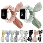 單圈彈性布料錶帶，適用於 Apple Watch 系列，7 41mm / 6&SE&5&4 40mm / 3&2&1 38mm，7 45mm / 6&SE&5&4 44mm / 3&2&1 42mm