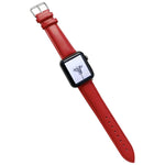 光面皮革錶帶，適用於 Apple Watch Series，7 41mm / 6&SE&5&4 40mm / 3&2&1 38mm，7 45mm / 6&SE&5&4 44mm / 3&2&1 42mm