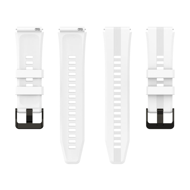 22mm Protruding Head Striped Silicone Watchband, For Honor Watch GS 3
