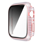 鑽石 PC + 強化玻璃錶殼，適用於 Apple Watch Series 7 41mm，7 45mm