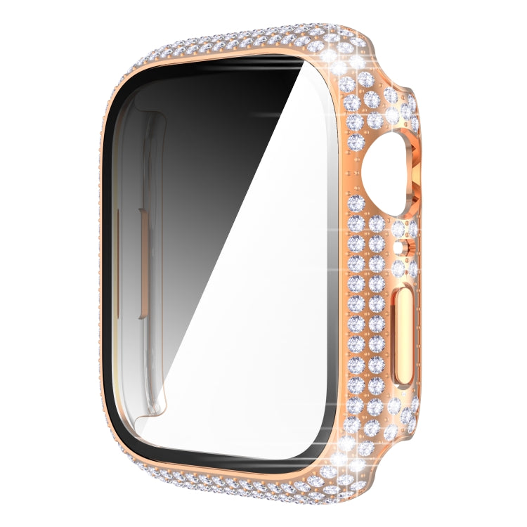 鑽石 PC + 強化玻璃錶殼，適用於 Apple Watch Series 7 41mm，7 45mm