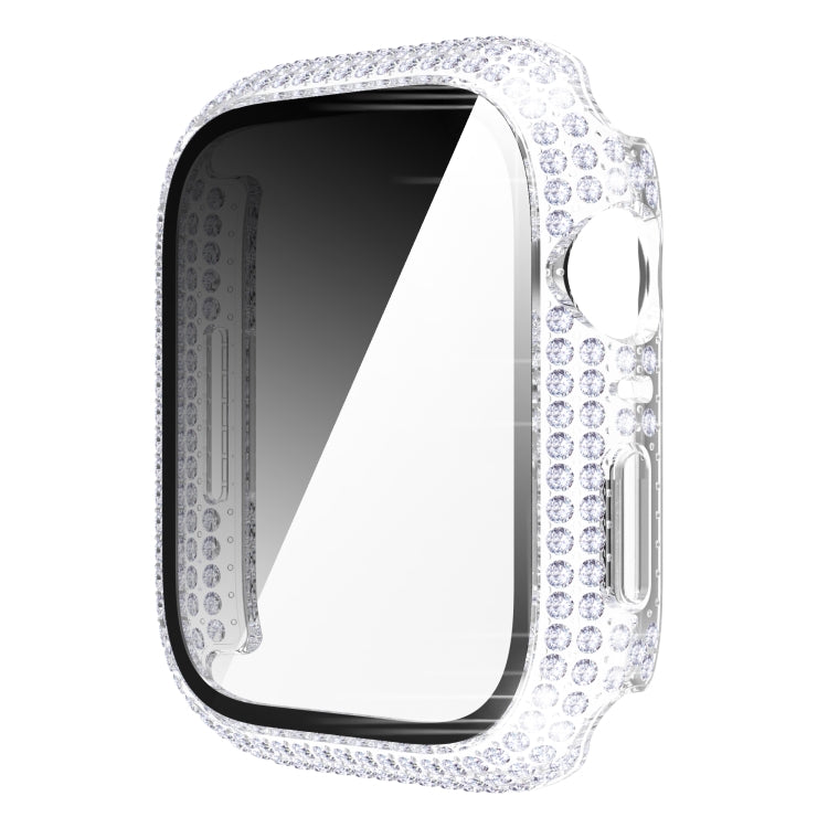 鑽石 PC + 強化玻璃錶殼，適用於 Apple Watch Series 7 41mm，7 45mm