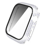 鑽石 PC + 強化玻璃錶殼，適用於 Apple Watch Series 7 41mm，7 45mm
