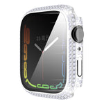 鑽石 PC + 強化玻璃錶殼，適用於 Apple Watch Series 7 41mm，7 45mm