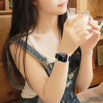 鑽石 PC + 強化玻璃錶殼，適用於 Apple Watch Series 7 41mm，7 45mm