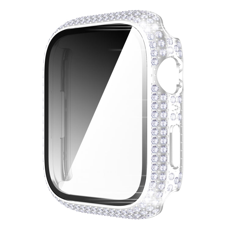 鑽石 PC + 強化玻璃錶殼，適用於 Apple Watch Series 7 41mm，7 45mm