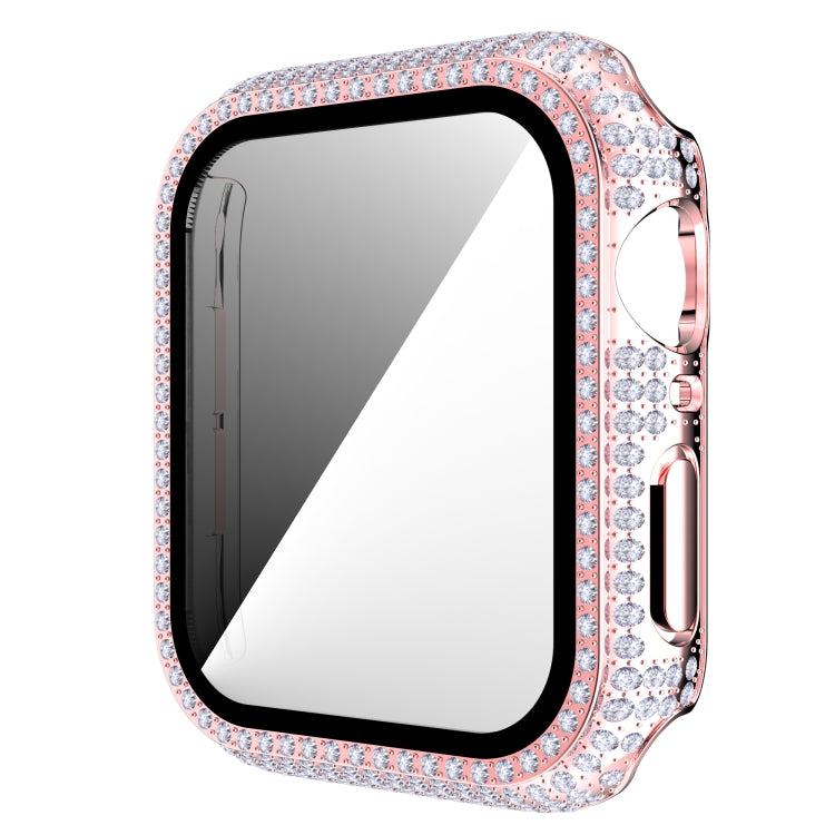 鑽石 PC + 強化玻璃錶殼，適用於 Apple Watch Series 6&SE&5&4 40mm，6&SE&5&4 44mm