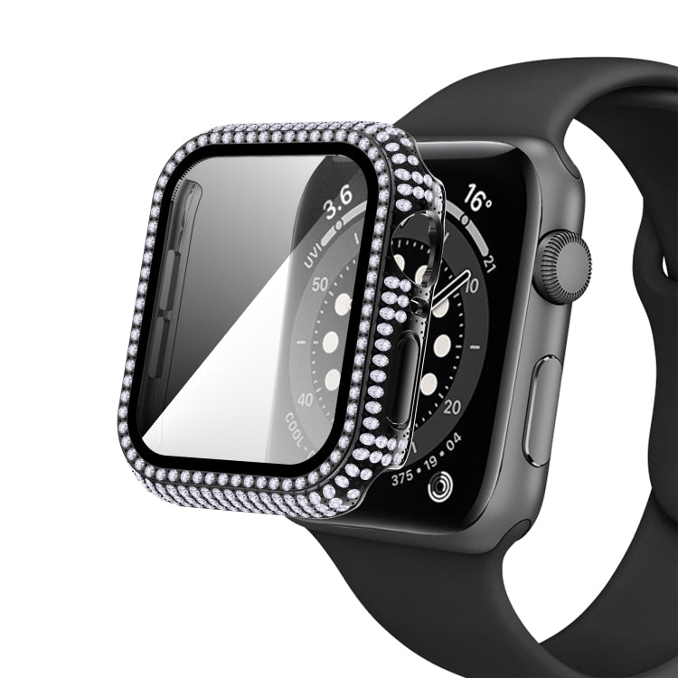 鑽石 PC + 強化玻璃錶殼，適用於 Apple Watch Series 6&SE&5&4 40mm，6&SE&5&4 44mm