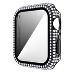 鑽石 PC + 強化玻璃錶殼，適用於 Apple Watch Series 6&SE&5&4 40mm，6&SE&5&4 44mm