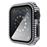 鑽石 PC + 強化玻璃錶殼，適用於 Apple Watch Series 6&SE&5&4 40mm，6&SE&5&4 44mm