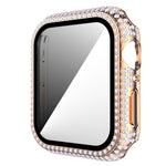 鑽石 PC + 強化玻璃錶殼，適用於 Apple Watch Series 6&SE&5&4 40mm，6&SE&5&4 44mm