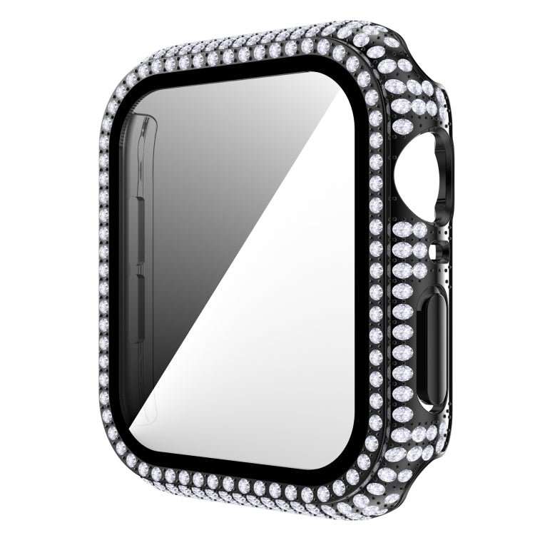 鑽石 PC + 強化玻璃錶殼，適用於 Apple Watch Series 6&SE&5&4 40mm，6&SE&5&4 44mm