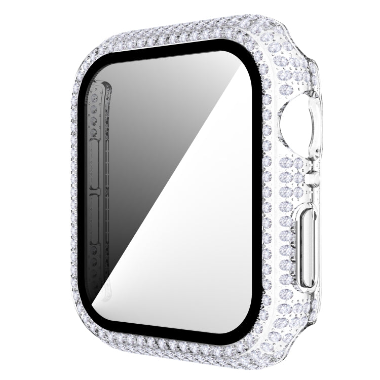 鑽石 PC + 強化玻璃錶殼，適用於 Apple Watch Series 6&SE&5&4 40mm，6&SE&5&4 44mm