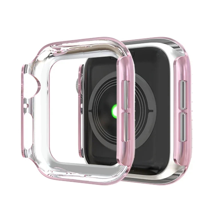 雙排鑽石 PC 錶殼，適用於 Apple Watch Series，7 41mm，7 45mm