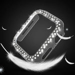 雙排鑽石 PC 錶殼，適用於 Apple Watch Series，7 41mm，7 45mm
