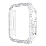 雙排鑽石 PC 錶殼，適用於 Apple Watch Series，7 41mm，7 45mm