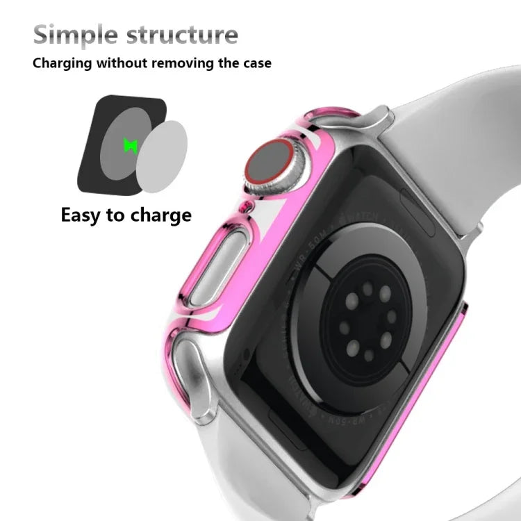 雙色電鍍 PC 錶殼，適用於 Apple Watch Series 6&SE&5&4 40mm，6&SE&5&4 44mm