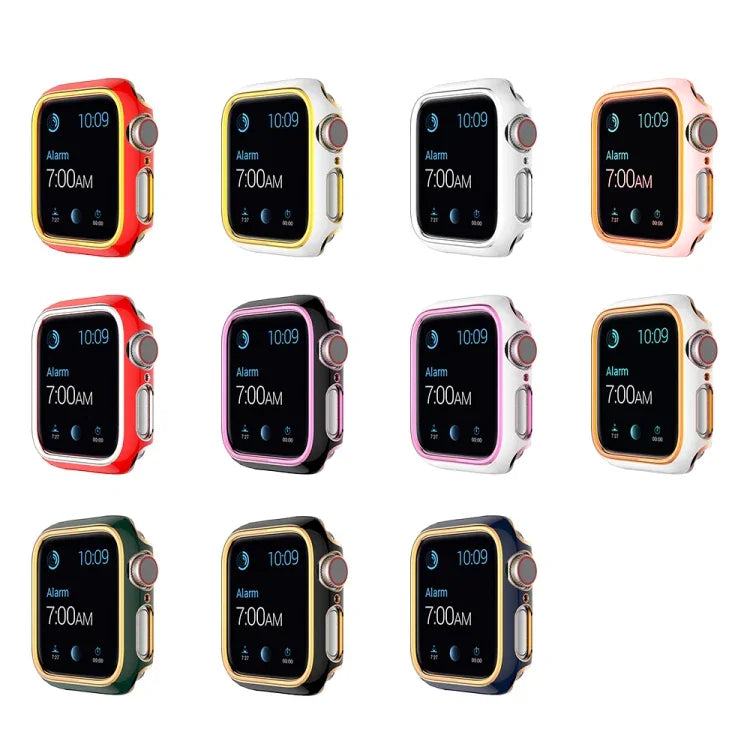 雙色電鍍 PC 錶殼，適用於 Apple Watch Series 6&SE&5&4 40mm，6&SE&5&4 44mm