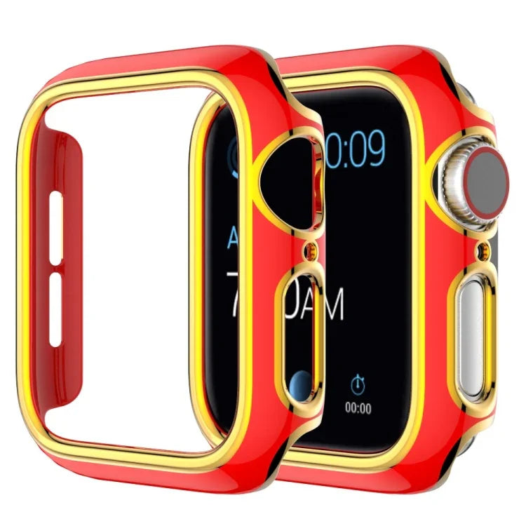 雙色電鍍 PC 錶殼，適用於 Apple Watch Series 6&SE&5&4 40mm，6&SE&5&4 44mm