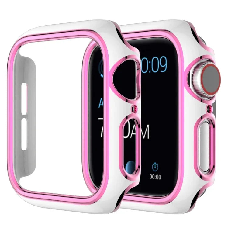 雙色電鍍 PC 錶殼，適用於 Apple Watch Series 6&SE&5&4 40mm，6&SE&5&4 44mm