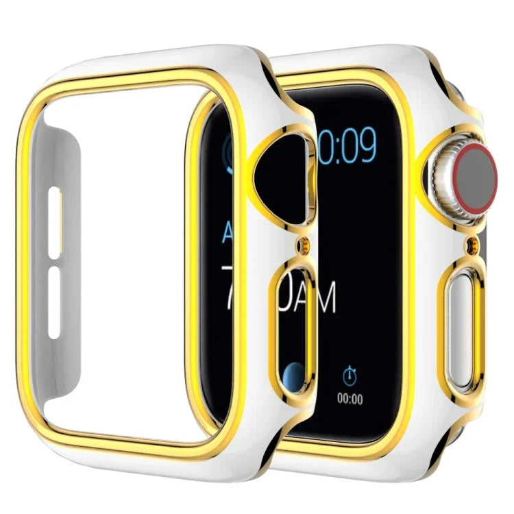 雙色電鍍 PC 錶殼，適用於 Apple Watch Series 6&SE&5&4 40mm，6&SE&5&4 44mm
