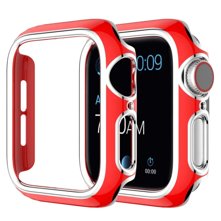 雙色電鍍 PC 錶殼，適用於 Apple Watch Series 6&SE&5&4 40mm，6&SE&5&4 44mm