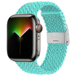 尼龍編織錶帶，適用於Apple Watch Series，7 41mm / 6&SE&5&4 40mm / 3&2&1 38mm，7 45mm / 6&SE&5&4 44mm / 3&2&1 42mm