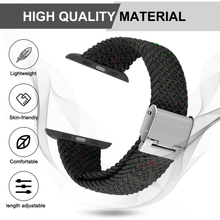 尼龍編織錶帶，適用於Apple Watch Series，7 41mm / 6&SE&5&4 40mm / 3&2&1 38mm，7 45mm / 6&SE&5&4 44mm / 3&2&1 42mm