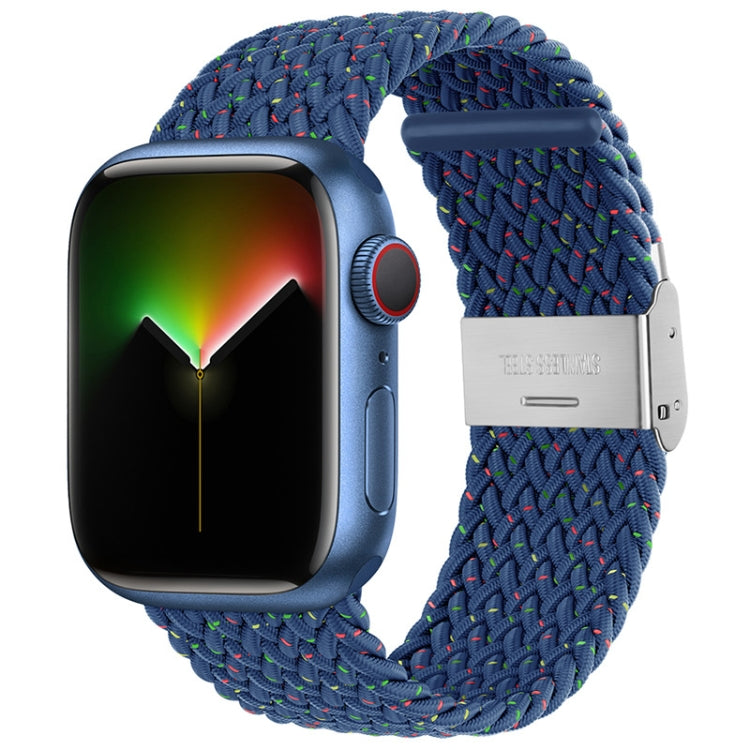 尼龍編織錶帶，適用於Apple Watch Series，7 41mm / 6&SE&5&4 40mm / 3&2&1 38mm，7 45mm / 6&SE&5&4 44mm / 3&2&1 42mm