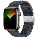 尼龍編織錶帶，適用於Apple Watch Series，7 41mm / 6&SE&5&4 40mm / 3&2&1 38mm，7 45mm / 6&SE&5&4 44mm / 3&2&1 42mm