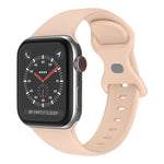 蝴蝶扣矽膠錶帶，尺寸：S，適用於Apple Watch Series，7 41mm / 6&SE&5&4 40mm / 3&2&1 38mm