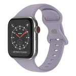 蝴蝶扣矽膠錶帶，尺寸：S，適用於Apple Watch Series，7 41mm / 6&SE&5&4 40mm / 3&2&1 38mm