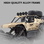 4WD 超大合金六輪車遙控車，（黑色），（金色）