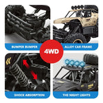 4WD 超大合金六輪車遙控車，（黑色），（金色）