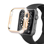 鏤空鑽石 PC 錶殼，適用於 Apple Watch Series，3&2&1 38mm，3&2&1 42mm