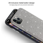 Mutural TPU + PC + Diamond Cloth Protective Case, For iPhone 11 Pro, For iPhone 11, For iPhone 11 Pro Max