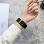 DD29 Carbon Fiber Texture Watchband For Apple Watch Series, 7 41mm / 6&SE&5&4 40mm / 3&2&1 38mm, 7 45mm / 6&SE&5&4 44mm / 3&2&1 42mm