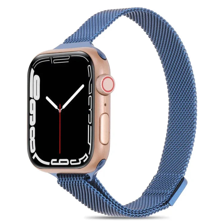 米蘭小腰圍錶帶，適用於 Apple Watch Series，7 41mm / 6&SE&5&4 40mm / 3&2&1 38mm，7 45mm / 6&SE&5&4 44mm / 3&2&1 42mm